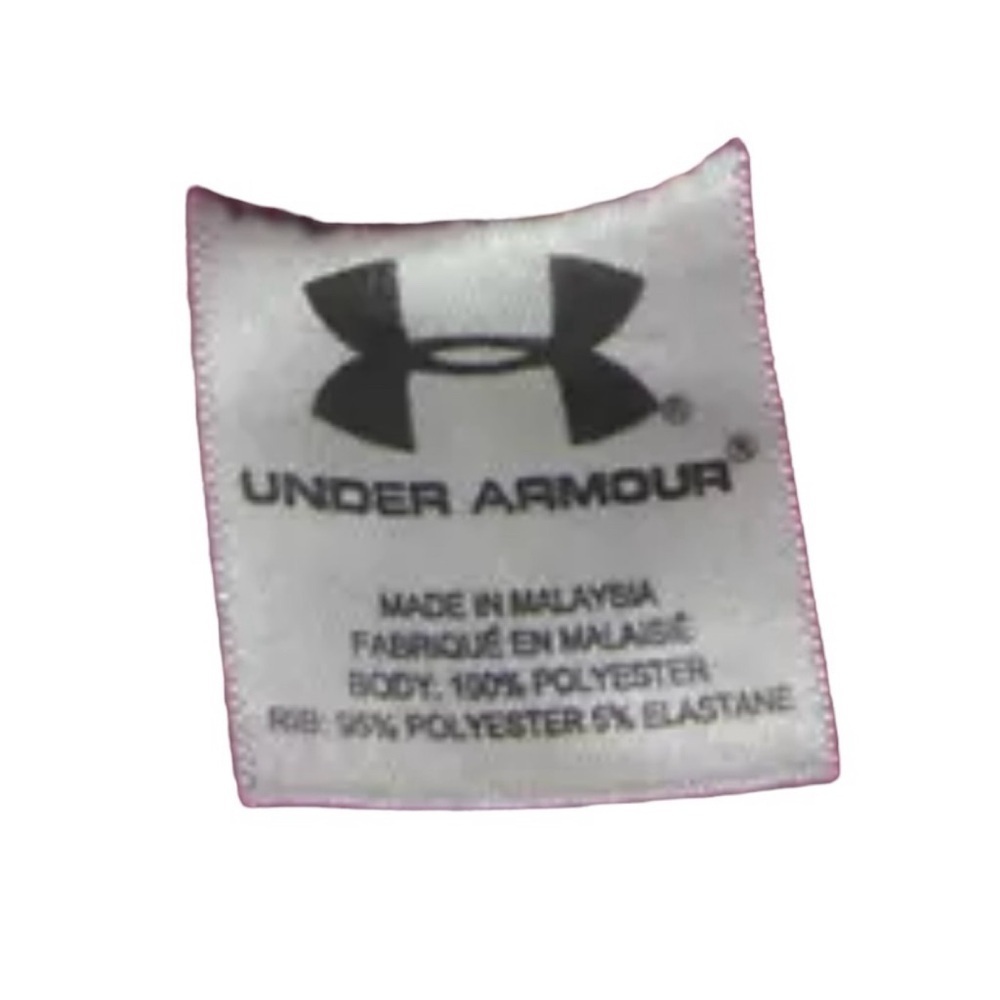 Under Armour Jacket Cold Gear Bright Pink Splatter Barbie Workout Athleisure Gym - Picture 11 of 14